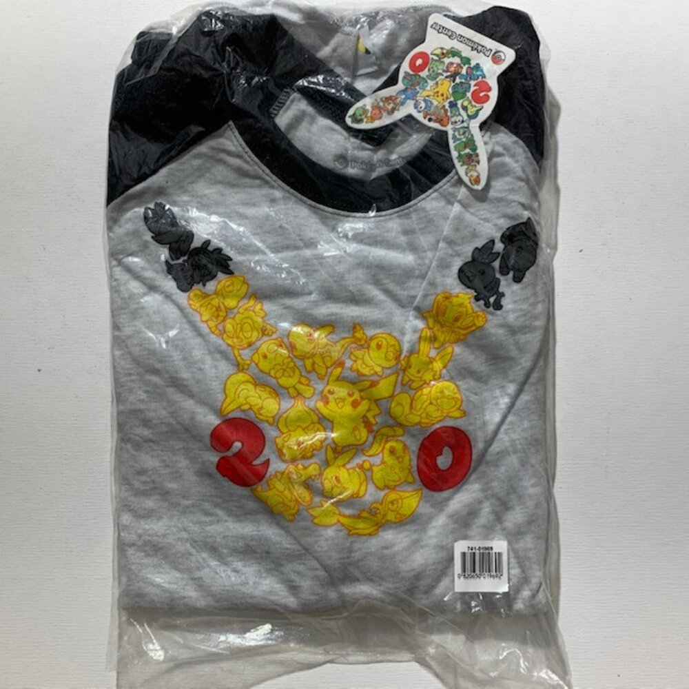 Pokémon Celebration White Raglan Shirt - Adult L - Picture 1 of 3